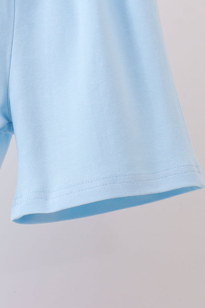 Blue Apple Pocket Set | Adorable Baby & Toddler Outfit Set