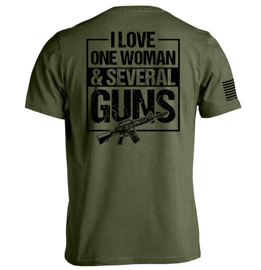 I Love One Woman & Several Guns Graphic Tee
