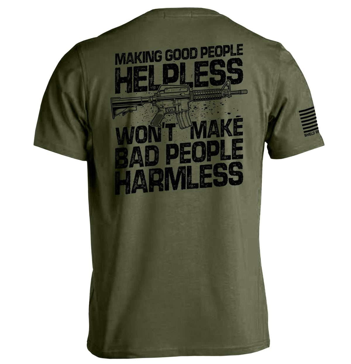Making Good People Helpless AR15 Graphic Tee