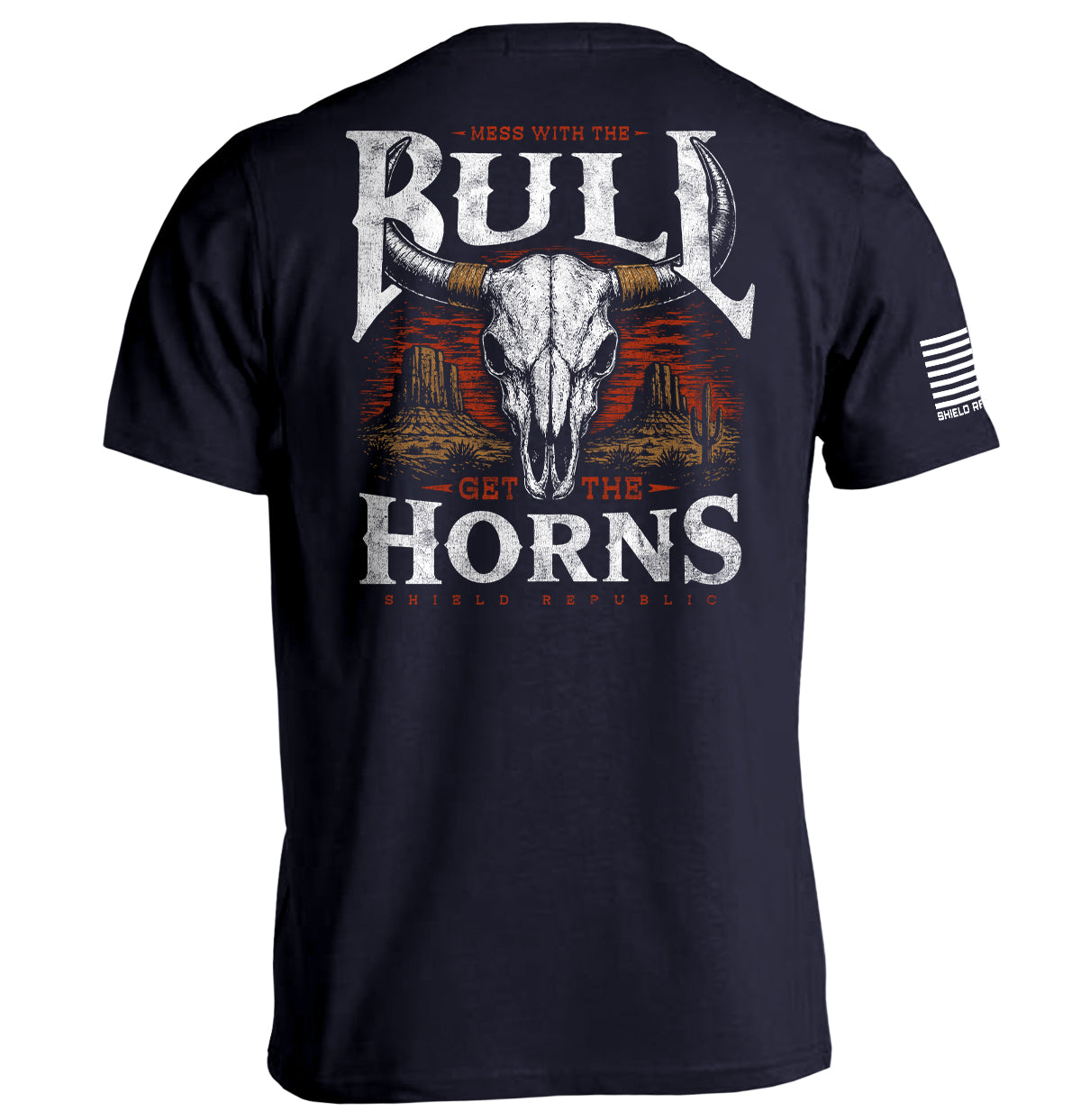 Mess with the Bull, Get the Horns Graphic Tee