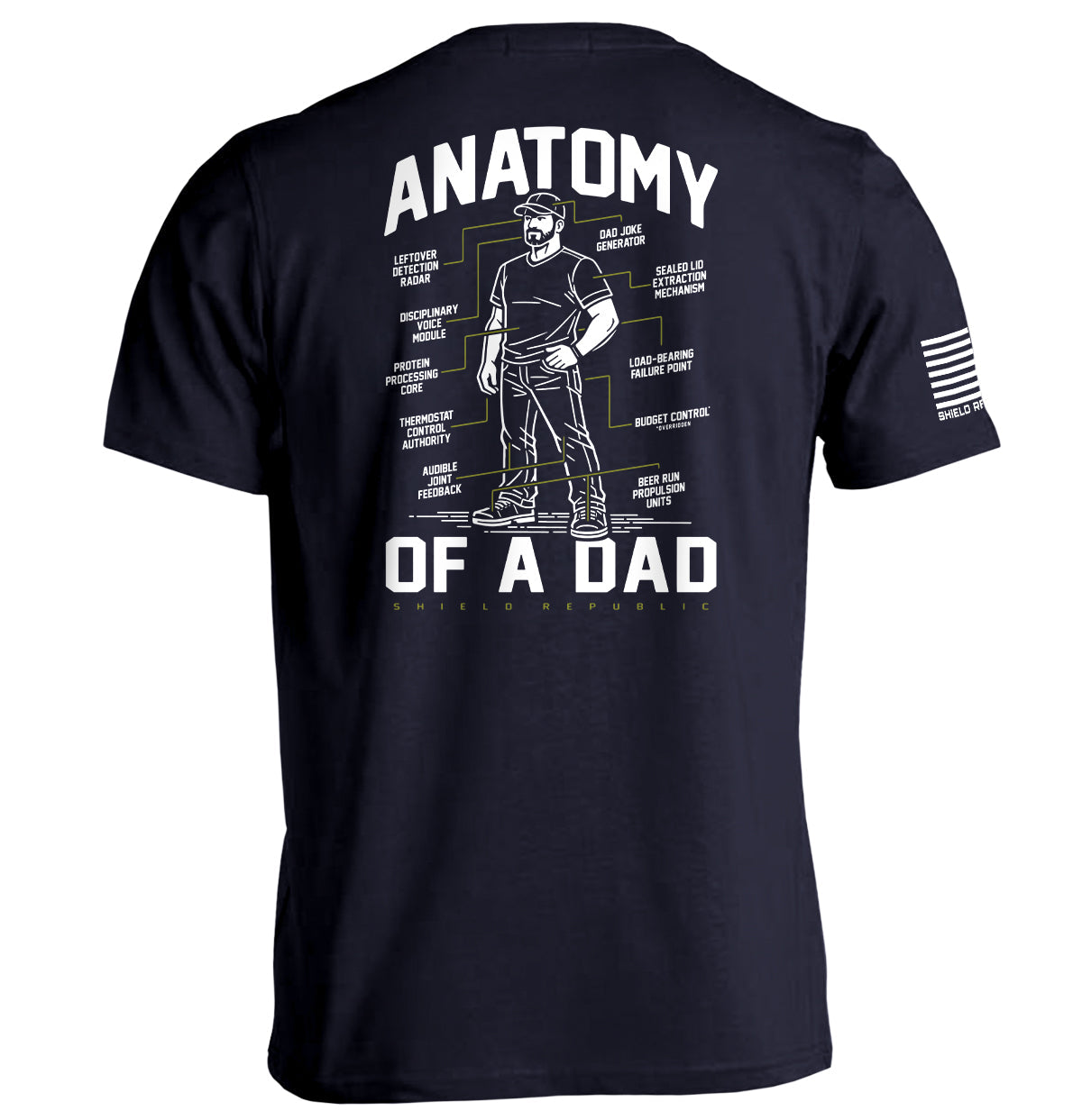 Anatomy of a Dad Graphic Tee
