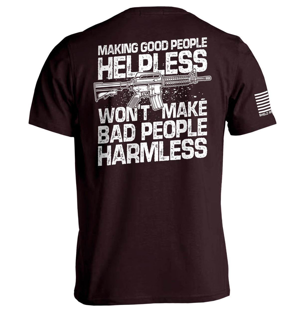 Making Good People Helpless AR15 Graphic Tee