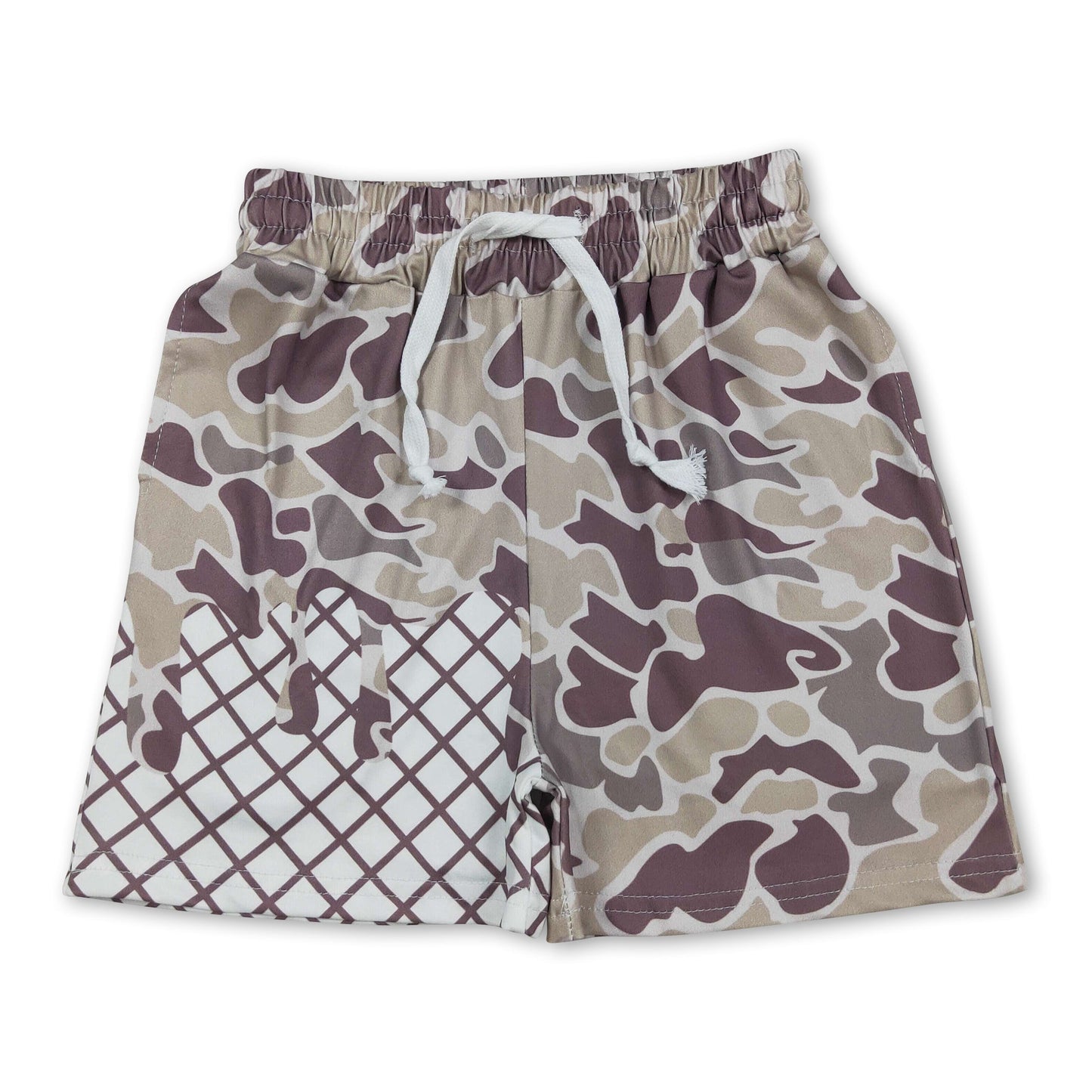 🍦 Camo & Cones Summer Shorts