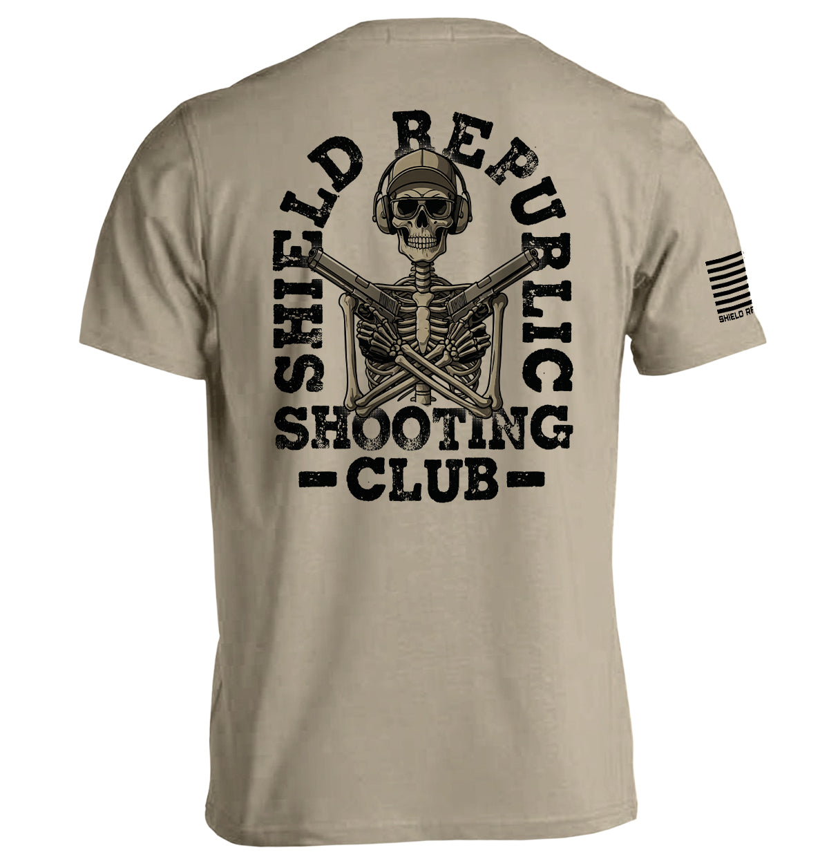 Shield Republic Shooting Club Graphic Tee