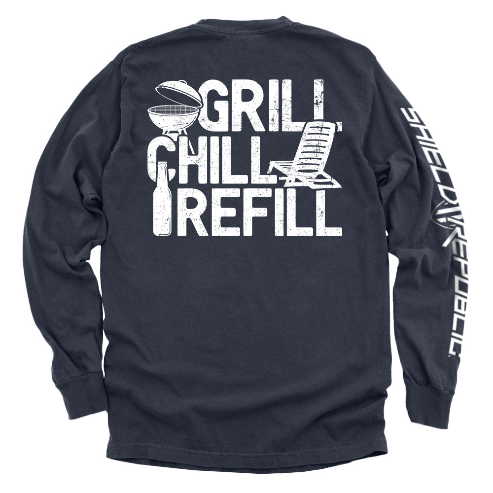 Grill Chill Refill Graphic Tee