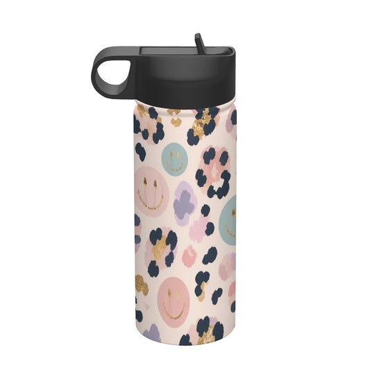 Stainless Steel Vacuum Insulated Tumbler (18oz) Girly Pattern