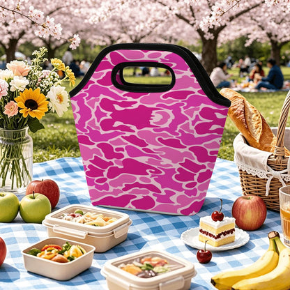 Pink Camo Lunch Bag