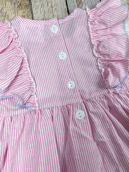 Pencil Bow Flutter Top & Ruffle Shorts Set | Girls School Outfit